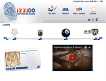 Tablet Screenshot of izzido.com
